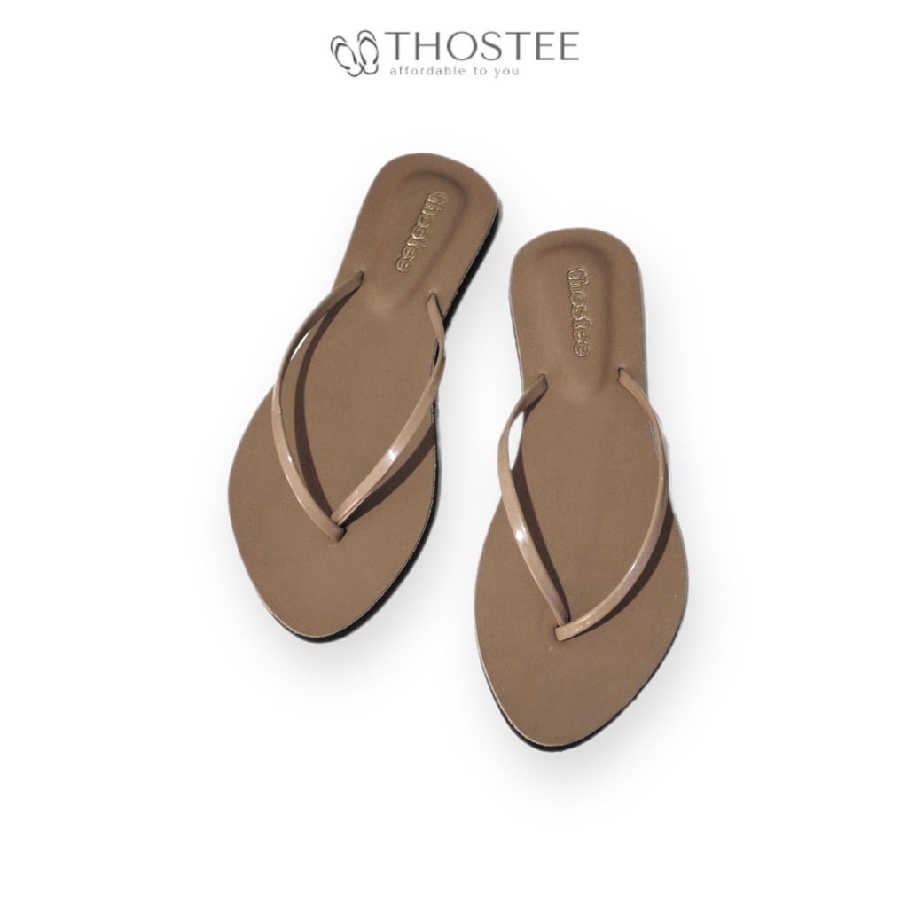 Sandal Jepit Karet Wanita Thostee Rubby pusatmode1234-Mocca