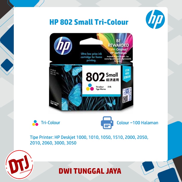 Tinta HP 802 Black / Colour Original