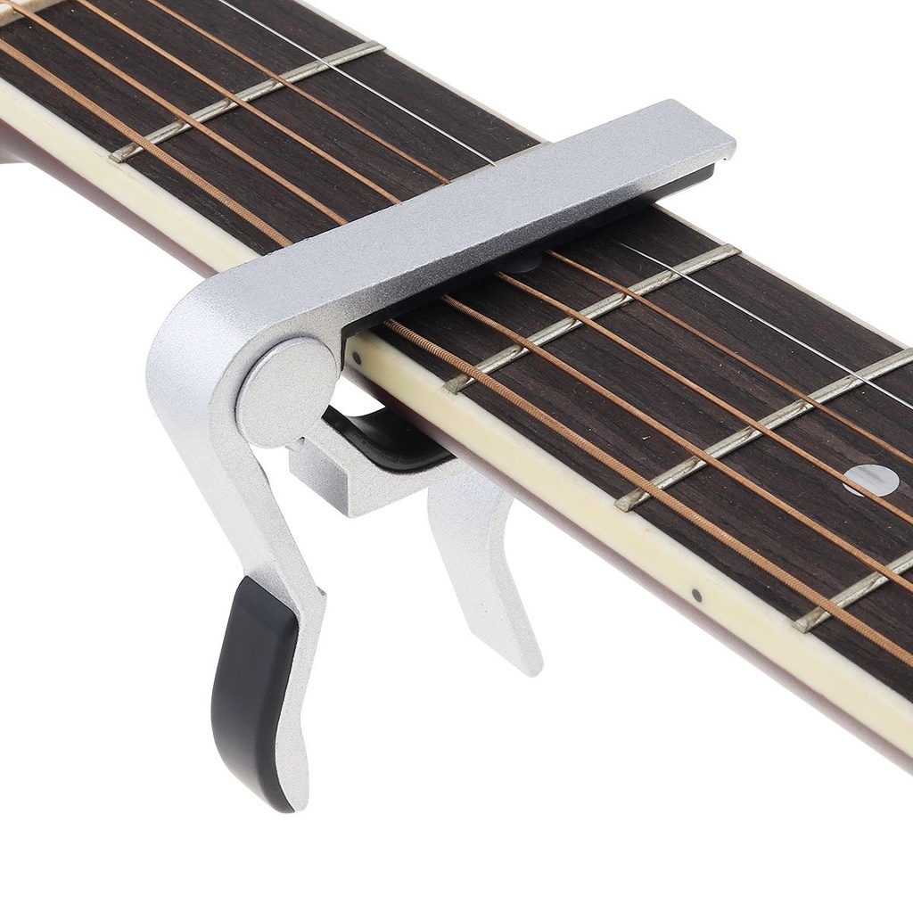 Capo Gitar Akustik / Klasik Universal 7 Warna Bahan Aluminum Alloy