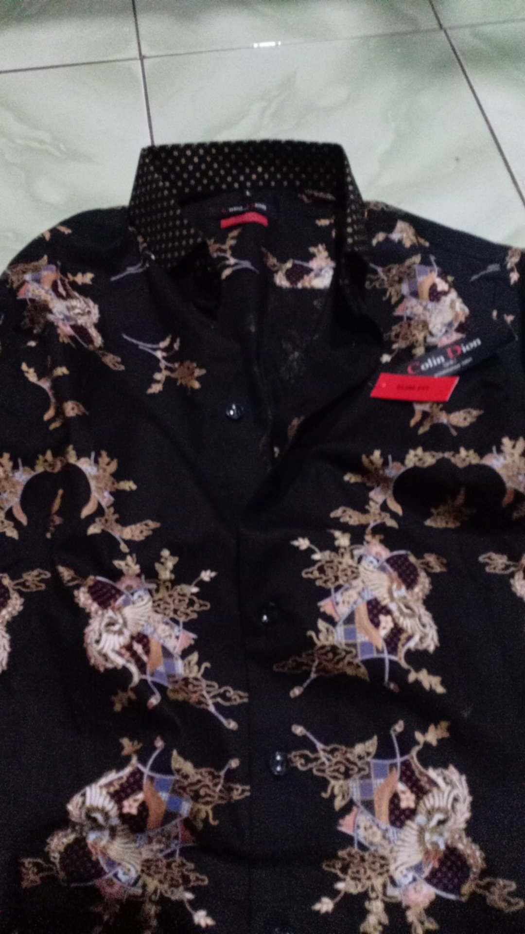 Lbl1048 Kemeja Batik Pria Slim Fit Luigibatani Best Seller