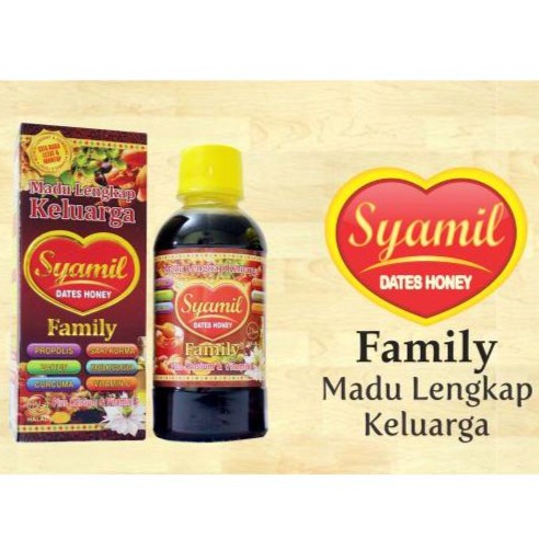 MADU KELUARGA SYAMIL FAMILY DATES HONEY HERBAL 200 ML