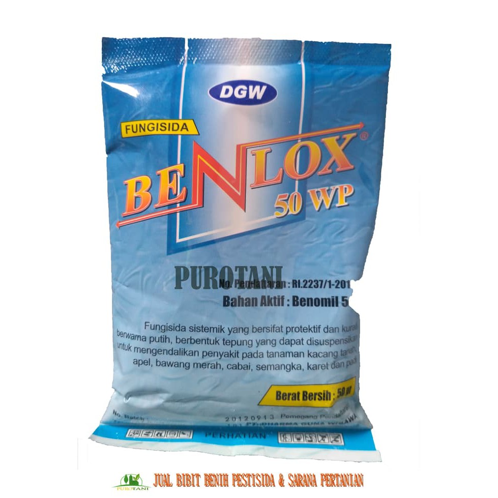 Fungisida Ampuh Benlox 50wp 50gr | Shopee Indonesia