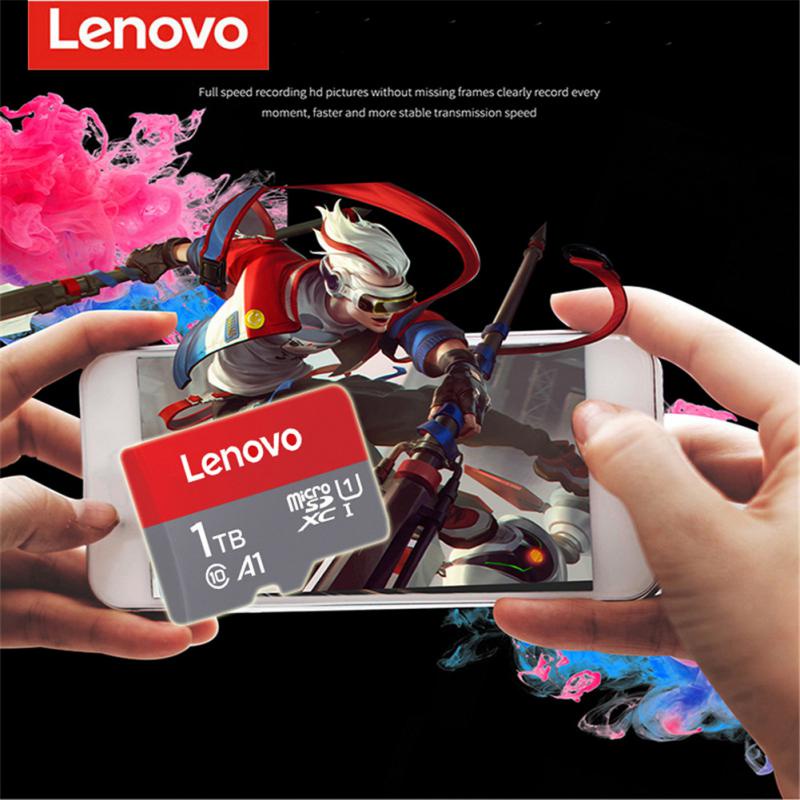 Lenovo 512GB Kartu Memori TF SD Flash Kecepatan Tinggi 128GB 256GB