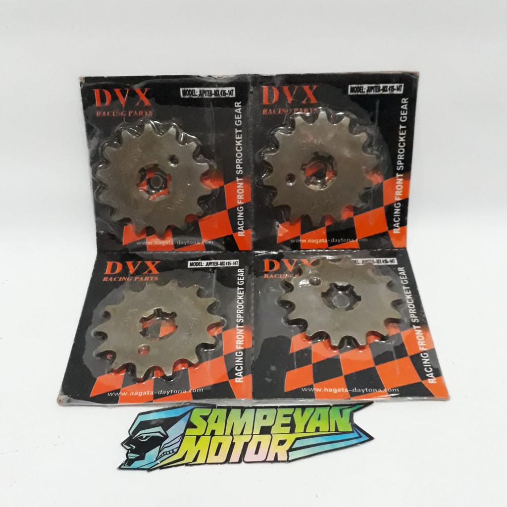 Gir Gear Ger Depan Yamaha RXZ Jupiter MX DVX Racing 415 14 T