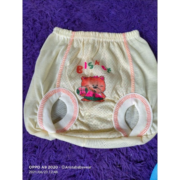 CELANA POP BAYI, STRIP KUMIS (3pcs)