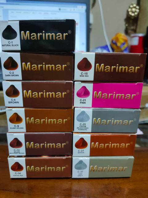 ⭐BAGUS⭐ MARIMAR SEMIR RAMBUT / CAT RAMBUT / HAIR COLOR MARIMAR 30ML X 2 BPOM