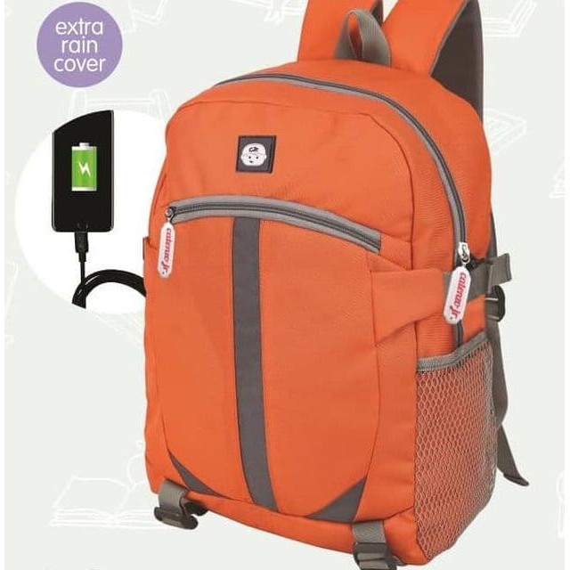 CDRXXI tas sekolah backpack anak laki-laki perempuan +bonus USB u/ cas