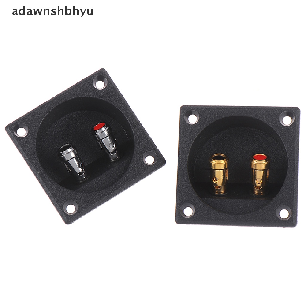 Adawnshbhyu 1Pc Steker Subwoofer Cup Bulat 50mm Konektor Terminal Kotak Speaker Stereo Mobil