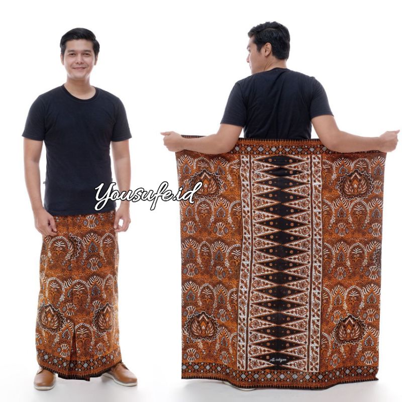 Sarung Batik Tulis Pria Dewasa Halus Katun Premium Tidak Luntur Bisa Seragam Pondok Sekolah Nyaman Asli Pekalongan Proses Tulis Canting Kode SBTH01C