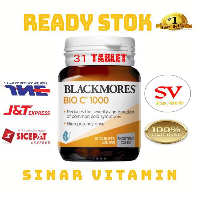 Blackmores Bio C 1000mg 31 Tablets Vitamin C Shopee Indonesia