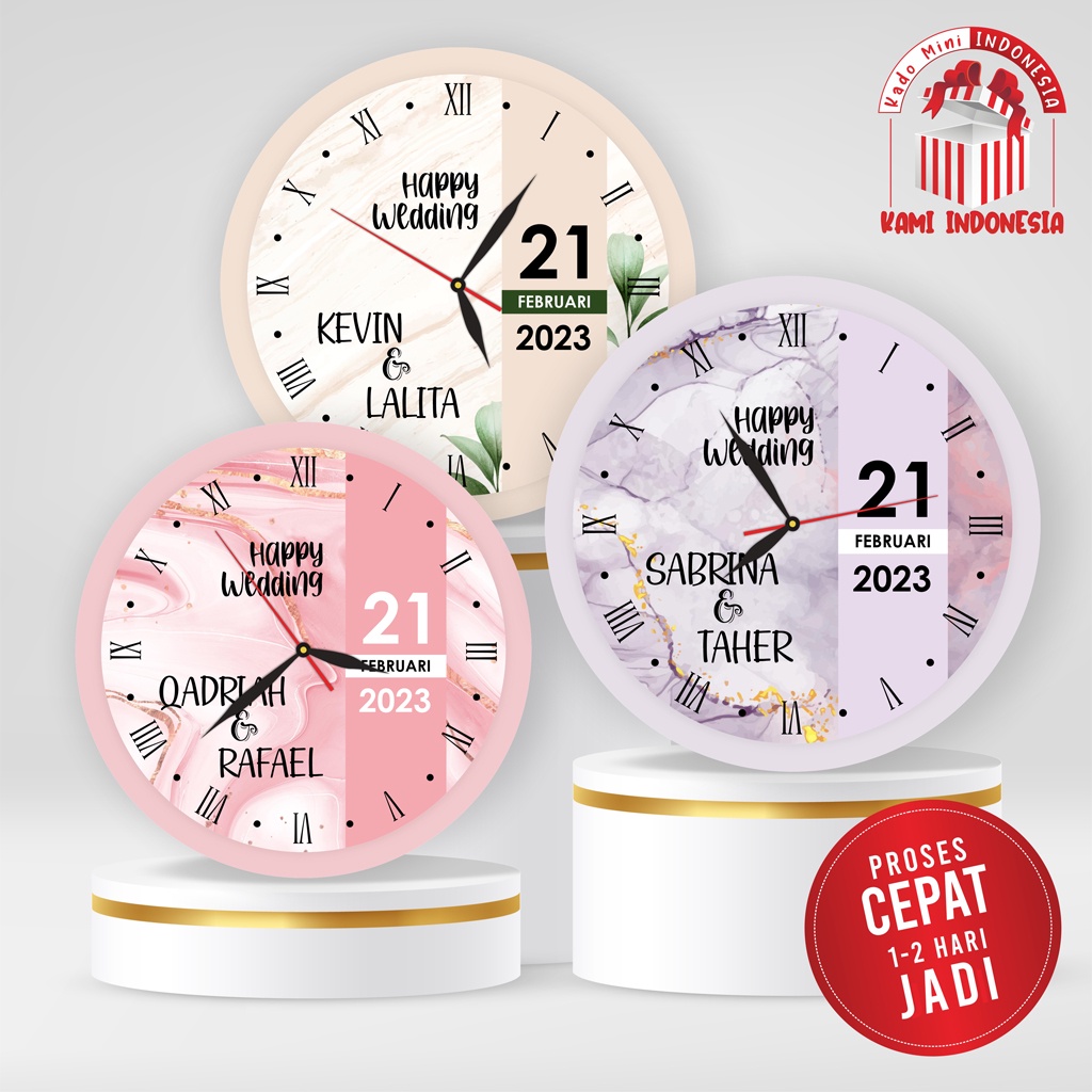 KADO WEDDING JAM DUDUK HADIAH ANNIVERSARY
