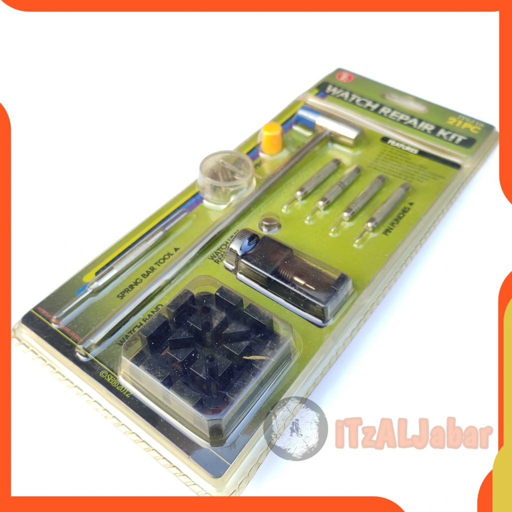 Watch repair kit paket alat servis jam Pemotong rantai komplit T21