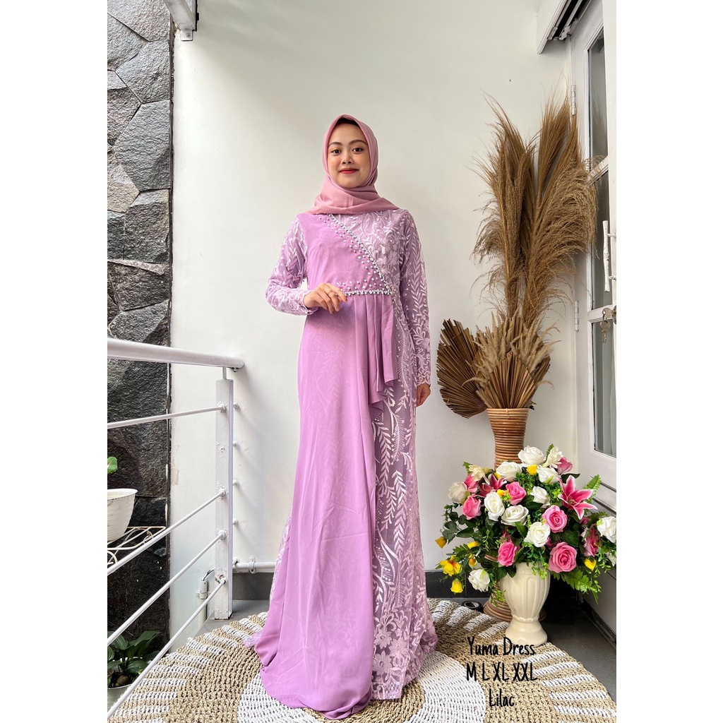 DVN ~ Gamis YUMA Payet Premium || Gamis Wisuda Modern Masa Kini || Premium Quality Product || Gamis Seragam Pesta Terbaru 2022 || Gamis Remaja Kekinian || Gamis Tille Tuton