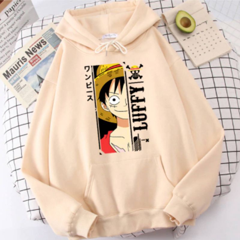 Sweater Hoodie One Piece Luffy Jaket Hoodie Anime One Piece  L-XXL