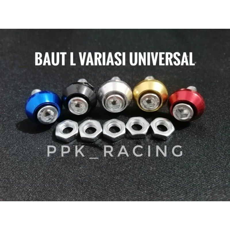 Baut L Monel Variasi Drat 10 CNC Universal Per Biji