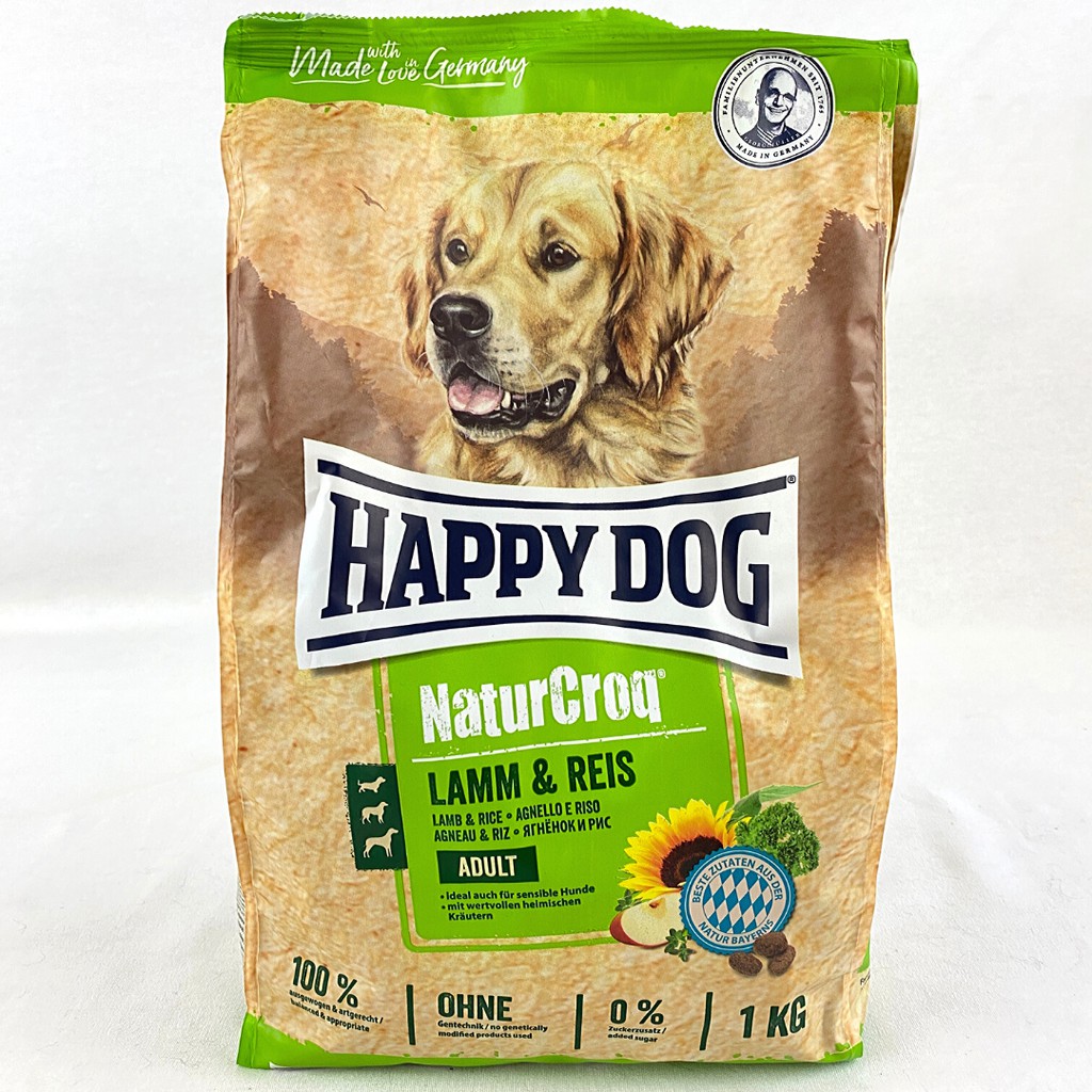 

HAPPYDOG Makanan Anjing NATURCROQ Lamb and Rice 1kg