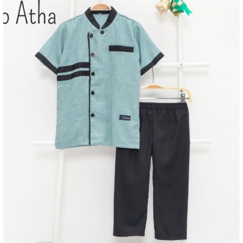 Koko Atha ANS Collection Katun Madinah &amp; Katun Toyobo ||Usia 3-12 Tahun