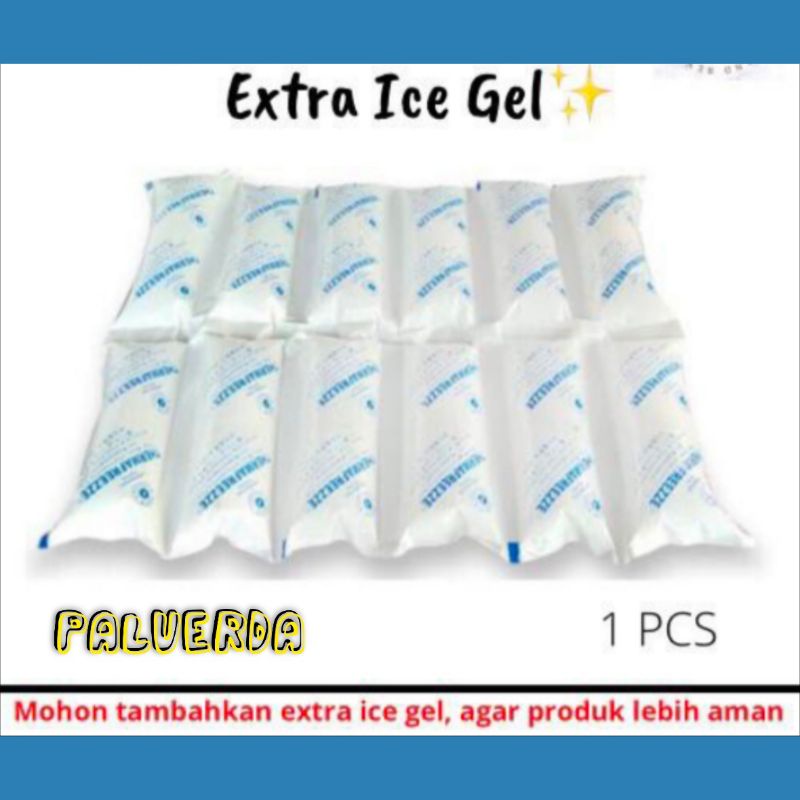 

EXTRA ICE GEL/TAMBAHAN UNTUK FROZEN FOOD
