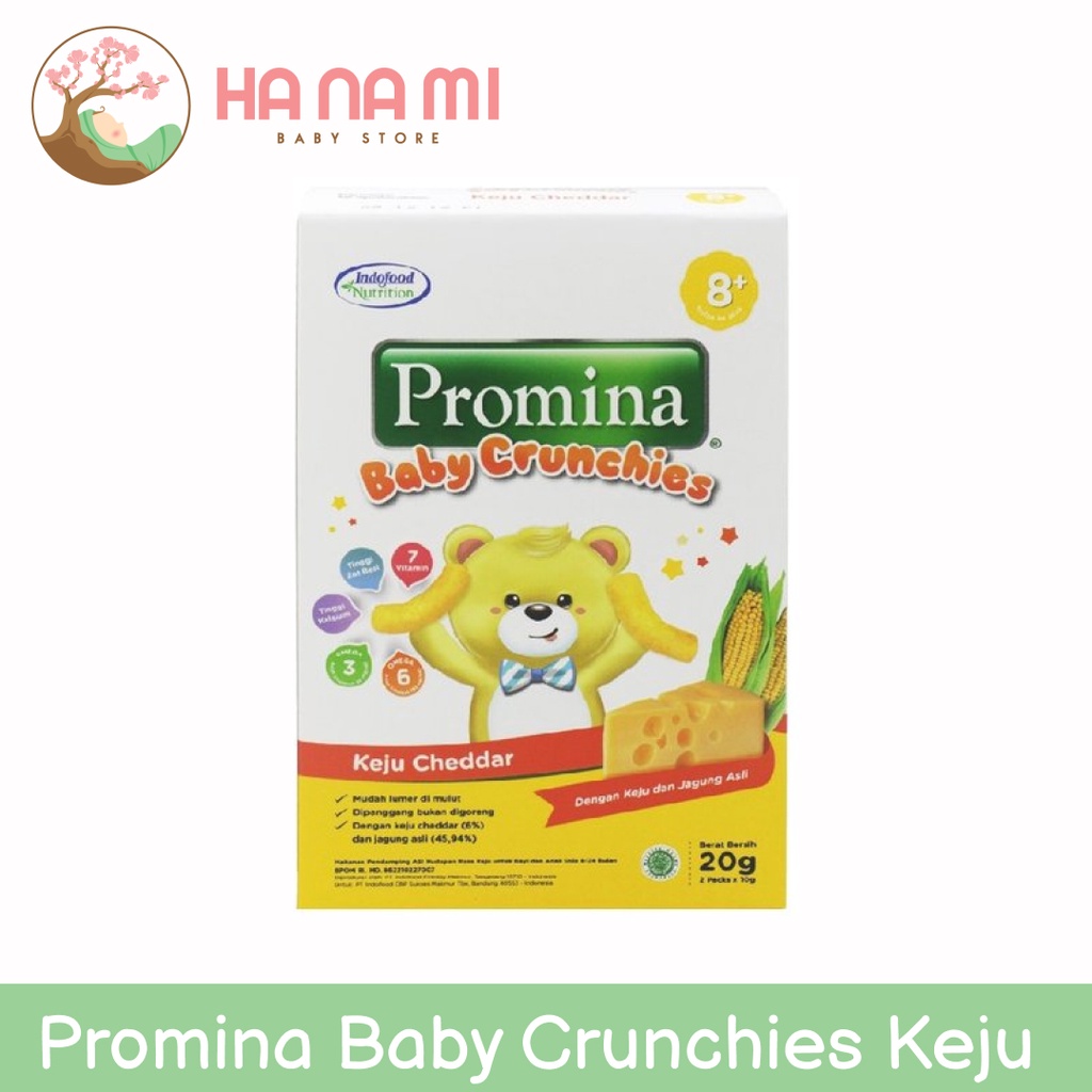 Promina Baby Crunchies Keju / Seaweed / Chicken Broccoli - Snack Pendamping ASI