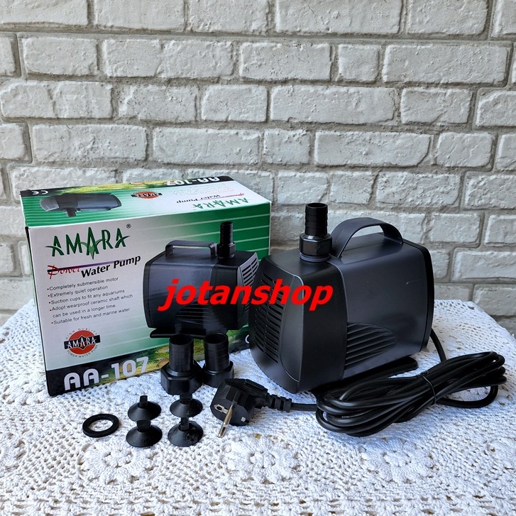 AMARA AA107 AA 107 Mesin Pompa Air Celup Pompa Kolam ikan Aquarium hidroponik AA-107