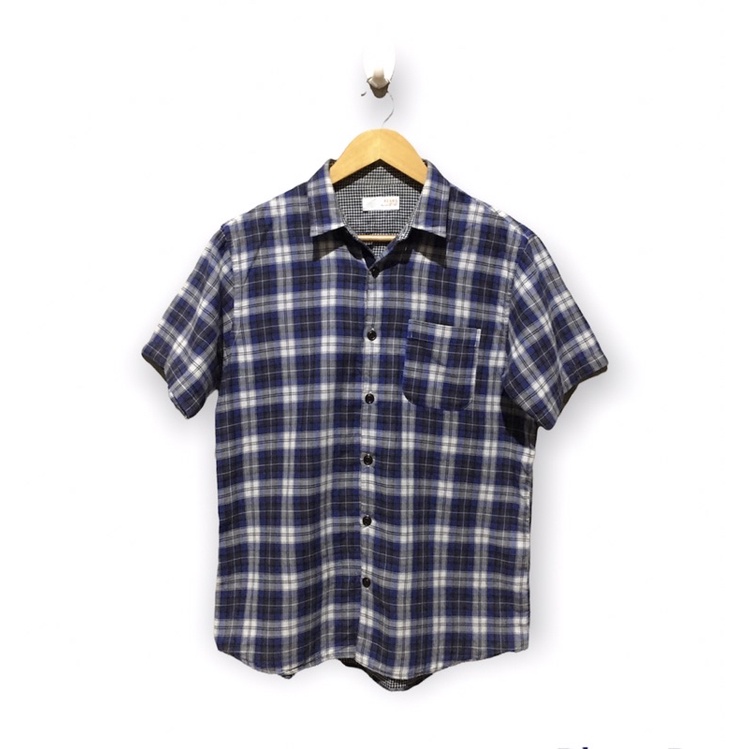 Kemeja beams 2 Bahan motif