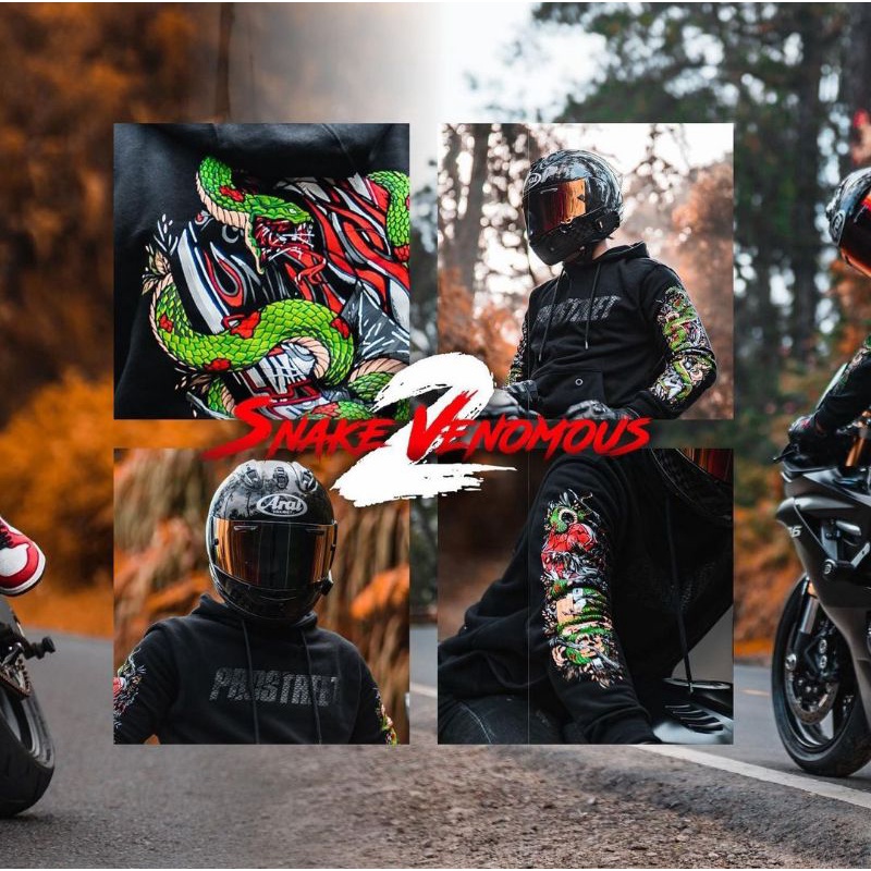 HOODIE | PROSTREET | SNAKE VENOMOUS V.2 | ORIGINAL | NEW