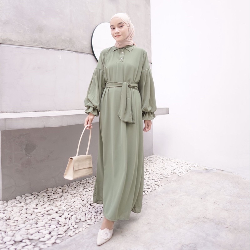 LOCANA LABEL CASSY DRESS-Sage