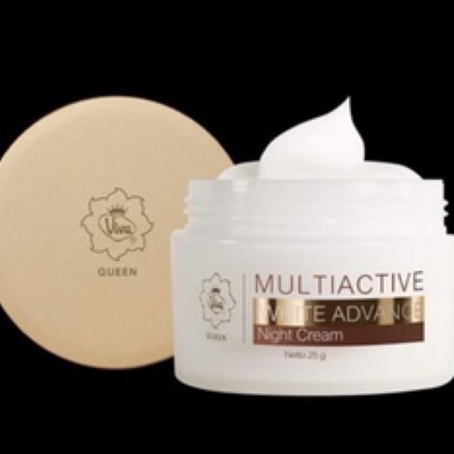 Viva queen multiactive white advance night cream/ night cream viva / Viva cream malam