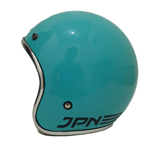 Helm JPN Sky Blue Glossy List Chrom