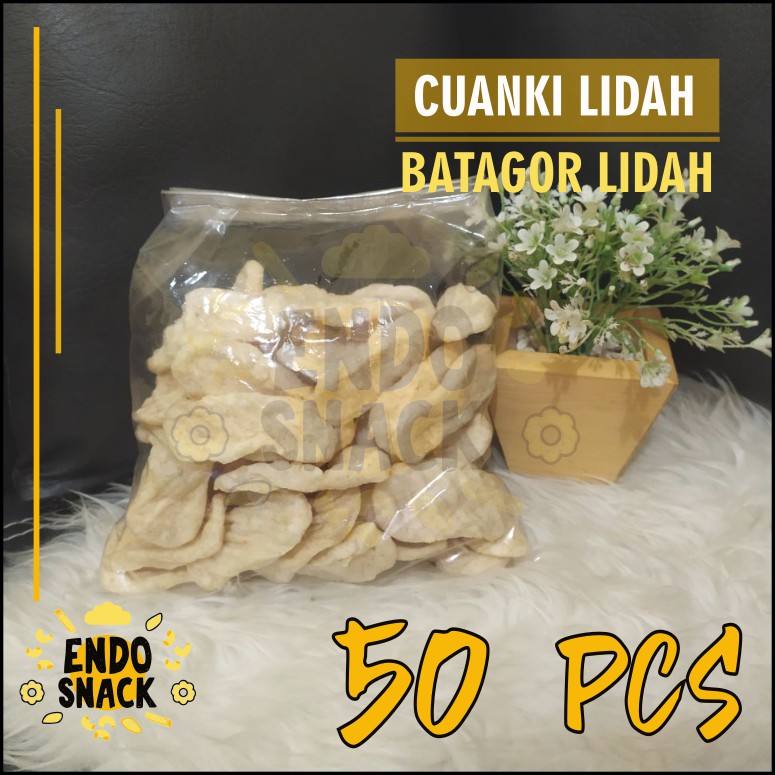 50 Pcs Cuanki Lidah Cuanki Batagor Khas Garut Pelengkap Baso Aci, Seblak, Mie Instan