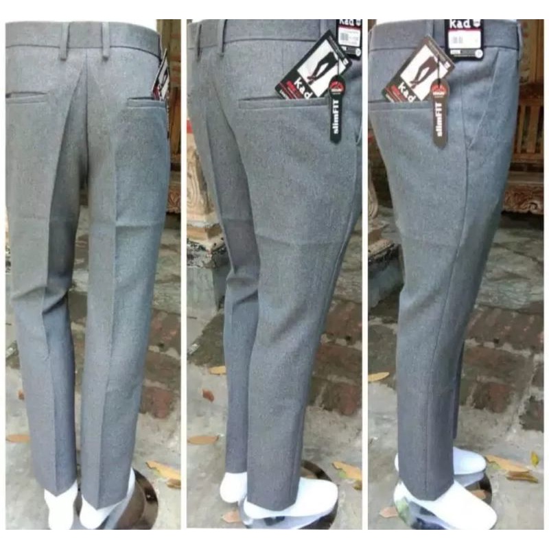 CELANA BAHAN WOLL  FORMAL REGULAR/SLIMFIT