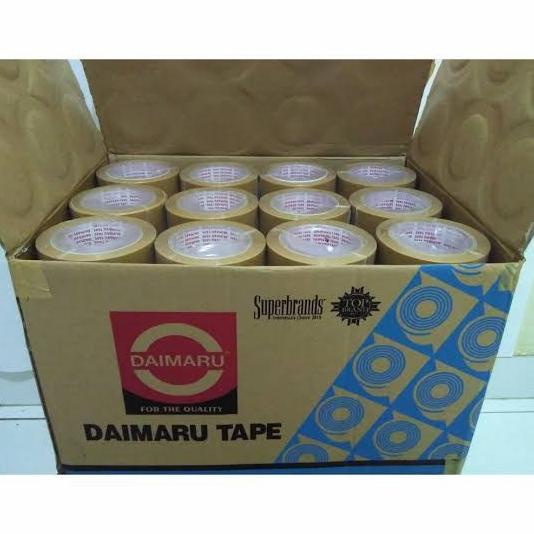 

1 DUS KARTON LAKBAN DAIMARU 48mm X 90Y PEREKAT SELOTIP CARTON LEM TAPE