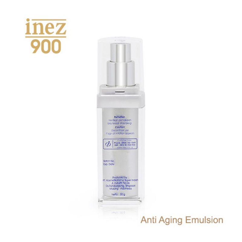 INEZ 900 Anti Aging Emulsion/Emulsion Anti Rides 30 gr