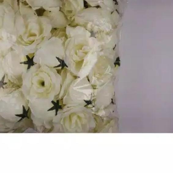 Rose Tanpa Tangkai Isi 100 Pcs . Bunga mawar mak artificial. Kepala mawar. Kuntum mawar
