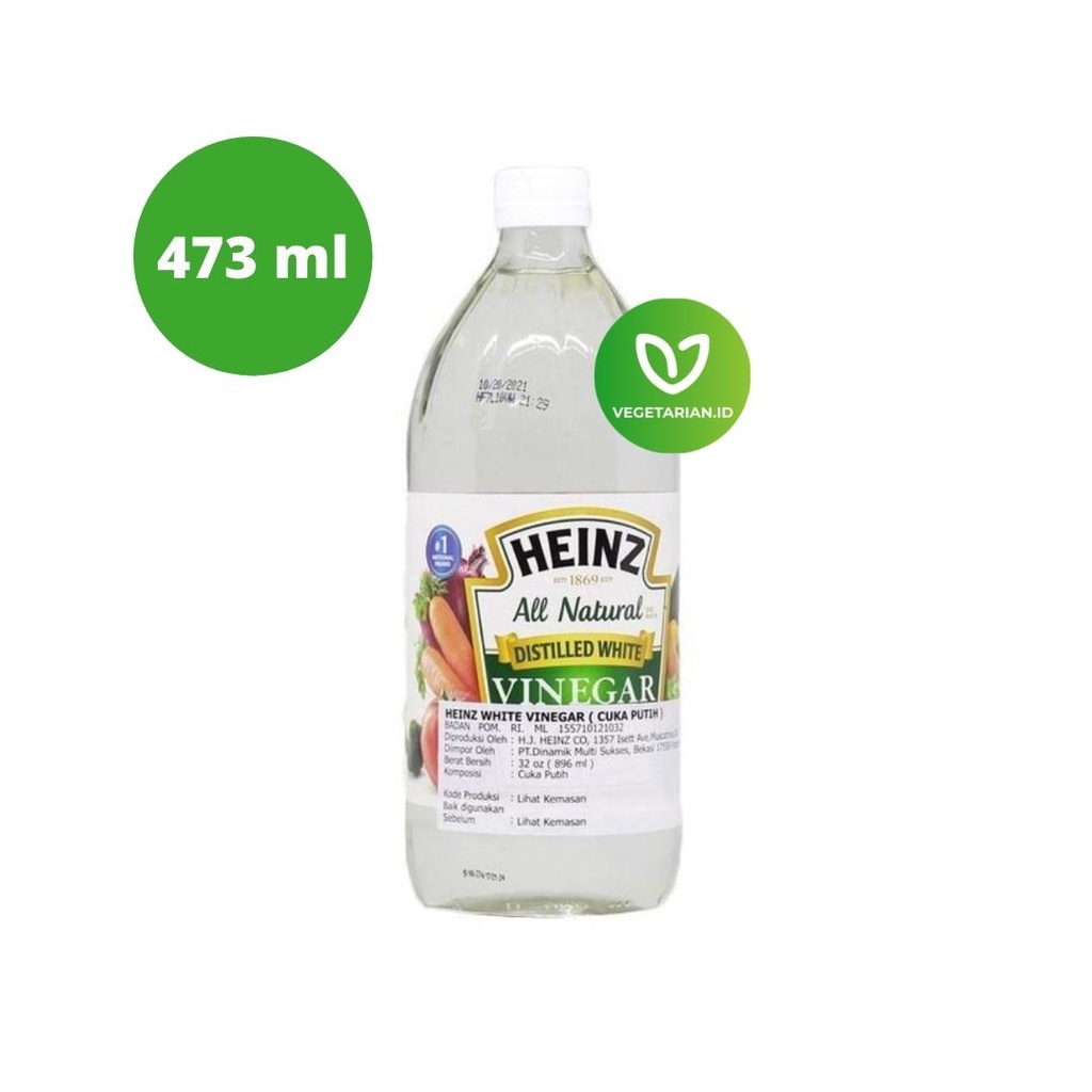 

Heinz White Vinegar 16oz / 473ml / Cuka Putih