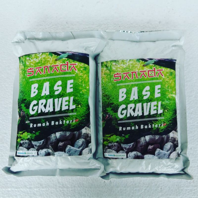 SANADA BASE GRAVEL Rumah bakteri media tanam aquascape 1/2kg