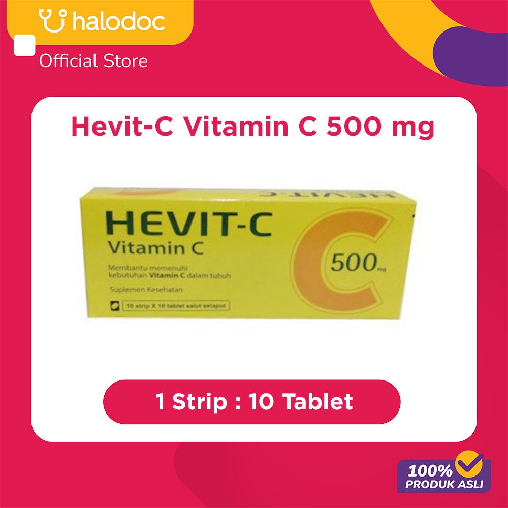 Hevit-C Vitamin C 500 mg 10 Tablet