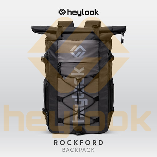 TAS RANSEL PRIA BAHAN DAN RESLETING WATERPROOF BAHAN ANTI SOBEK BACKPACK ROCKFORD HEYLOOK ORIGINAL