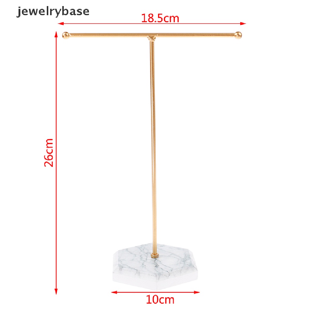 Stand Display Perhiasan Anting Cincin Kalung Jam Tangan Liontin Bentuk T