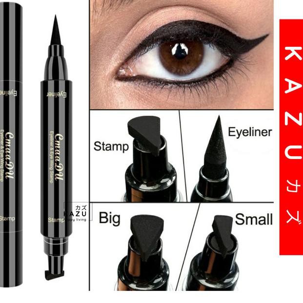 

✳ KAZU KBF114 Eyeliner Stamp Cat 2 in 1 Waterproof Spidol Mata Import - Small ☃