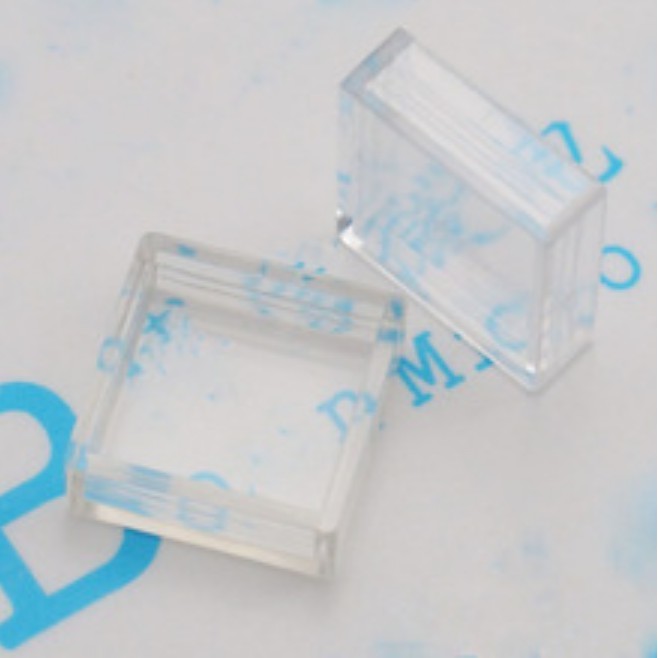 Head push B3f-4055 Button cap transparent transparan 12x12x7.3mm to fill lable B3F4055 omron