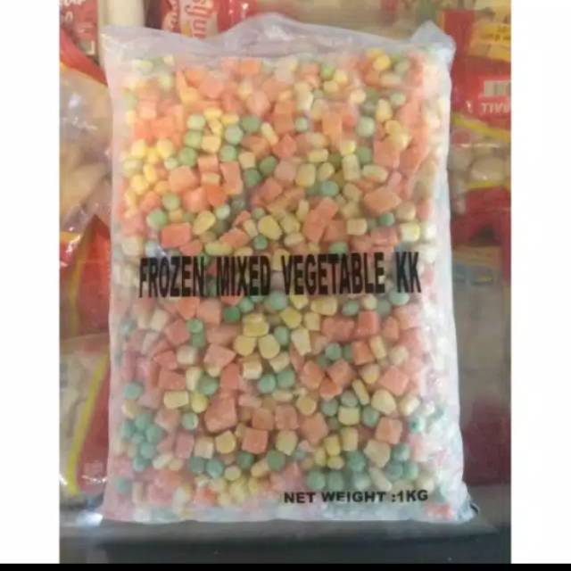 

KK mix vegetable 1kg halal