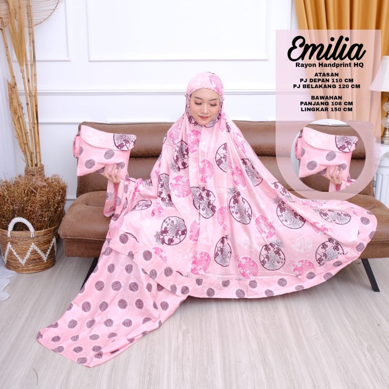 MUKENA DEWASA MOTIF , MUKENA RAYON MURAH