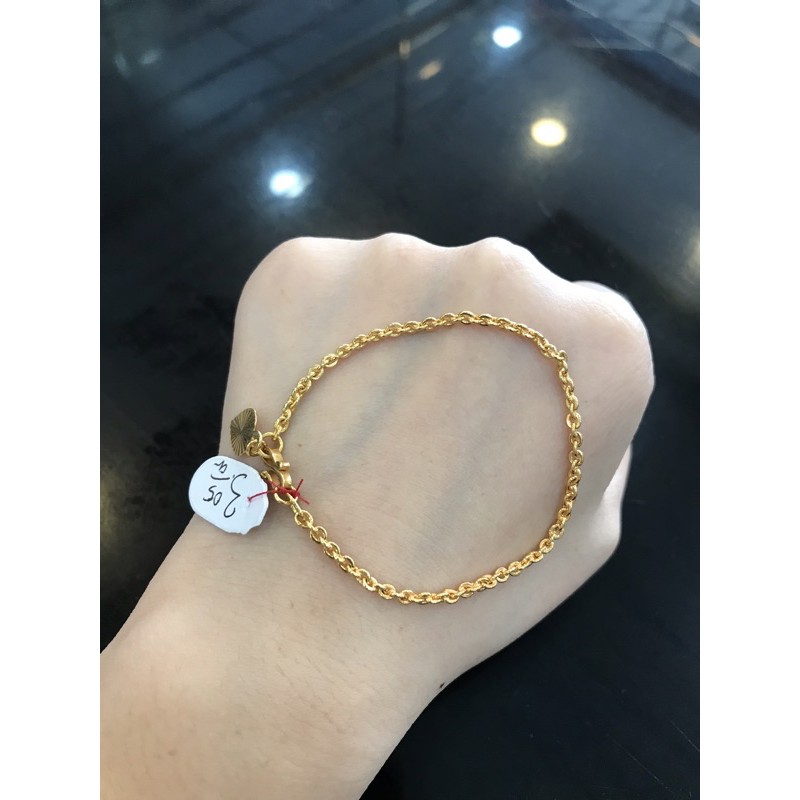 Gelang tangan nori emas asli kadar 300