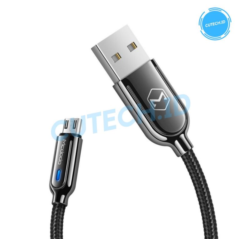 MCDODO KEBEL DATA MICRO USB AUTO DISCONNECT FAST CHARGING 18W / 2A LED