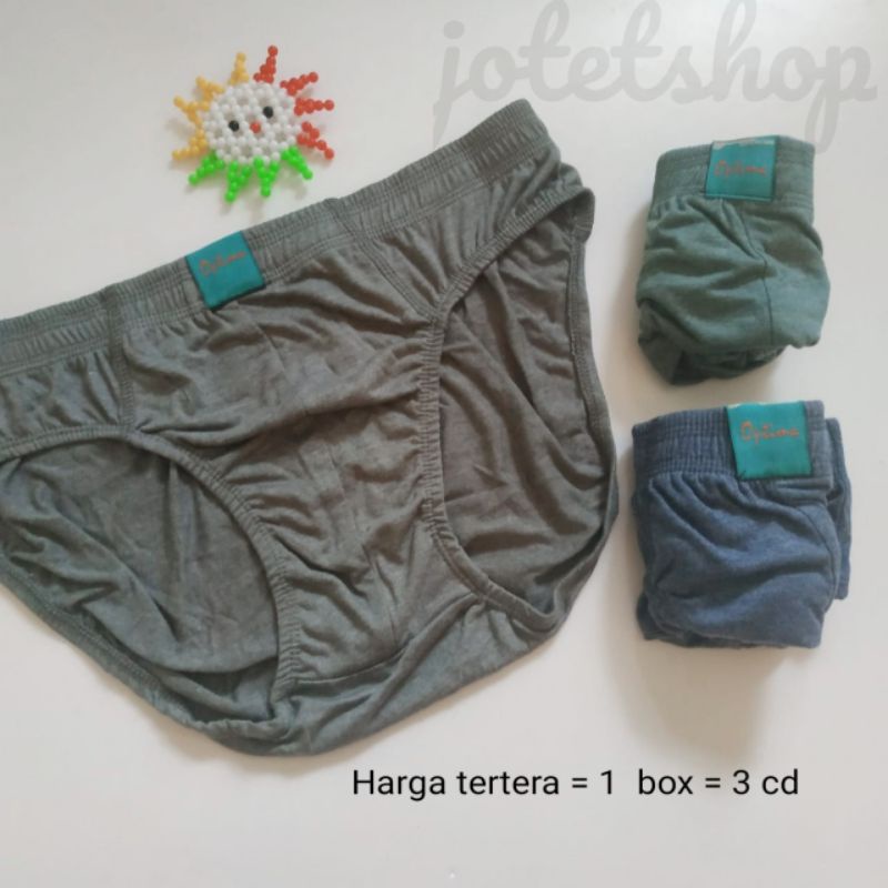 Celana dalam pria dewasa 2L XXL besar Optima Original asli termurah. CD pria besar Jumbo