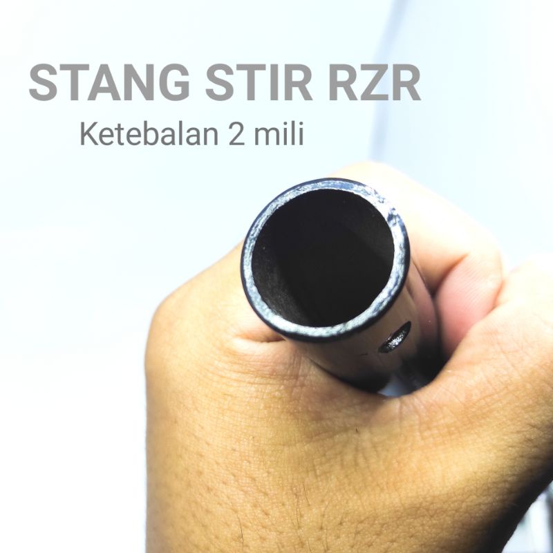 PAKET STANG STIR RZR PLUS DUDUKAN STANG RACING ROAD RACE UNIVERSAL MOTOR HONDA YAMAHA SUZUKI SATUSET STANG+TRONDOL