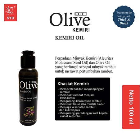 CO.E Olive HAIR CARE TREATMENT KEMIRI - PERAWATAN RAMBUT