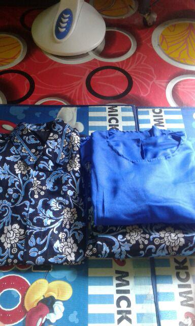 Zania Ruffles Promo Ori Batik Couple/ Couple Batik / Sarimbit /