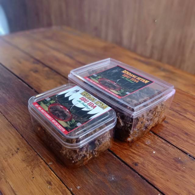 

Rendang Hitam Khas Bukittinggi berat 250 gram